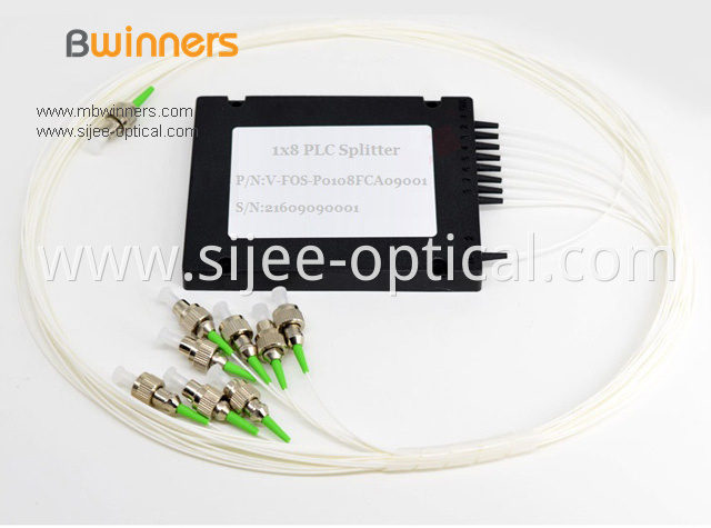 Cassette Type 1x8 Plc Splitter With Fc Apc Connector